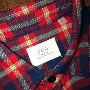 トップス FOG Sleeveless Plaid Flannel Shirt FEAR OF GOD FOG Sleeveless Plaid Flannel Shirt Grey Men's - US